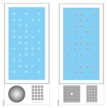 Quadrate und Räder